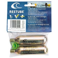 画像1: RESTUBE(レスチューブ)専用スペアCO2カートリッジセット(2本入り) (1)